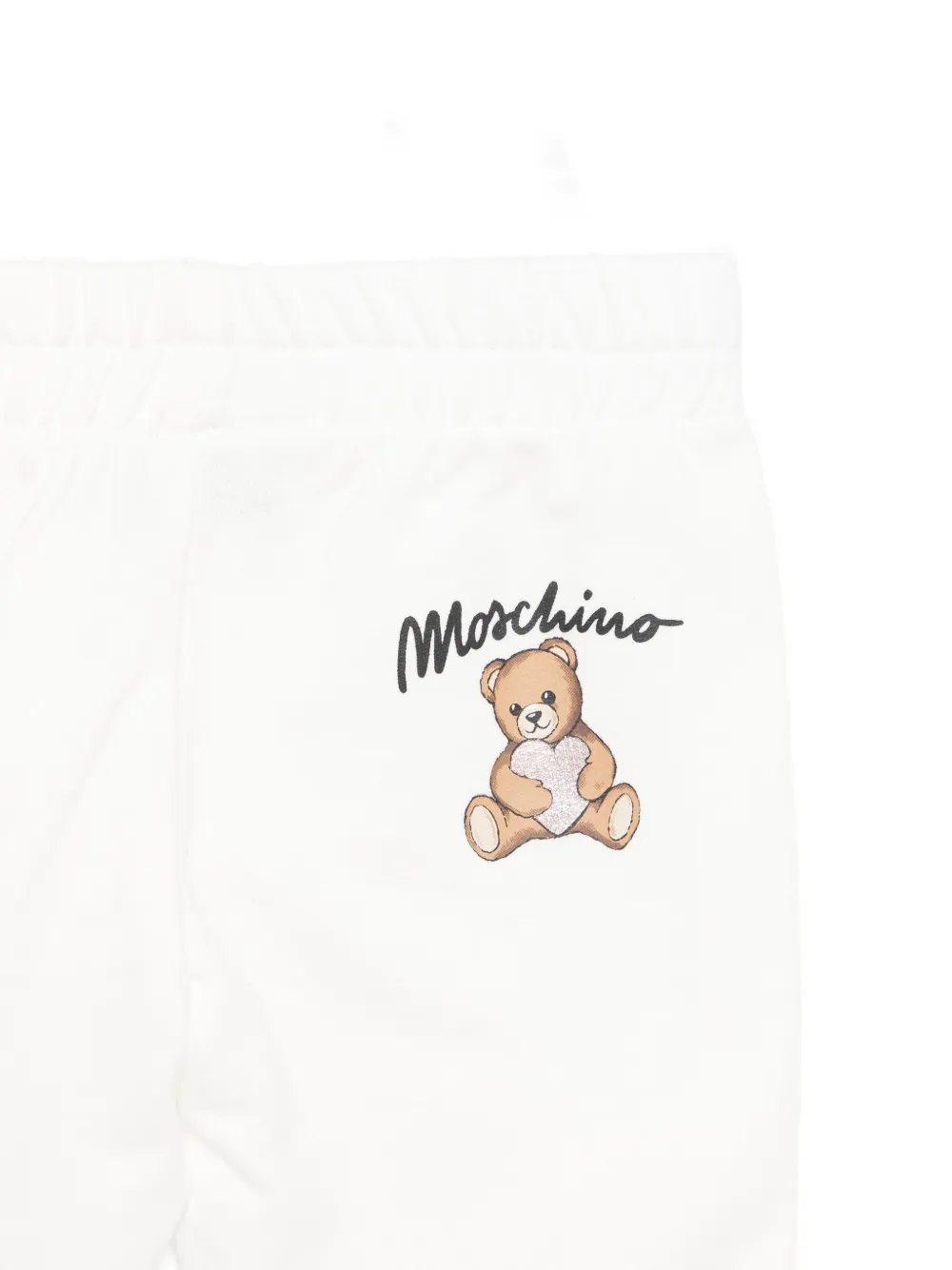 Спортивный костюм с принтом мишки Moschino Kids, белый — фото 3