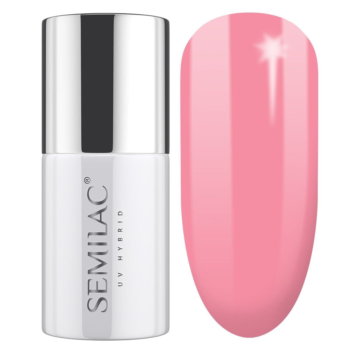 

Semilac, Business Line, гибридный лак для ногтей, 212 Natural Pink, 7 мл