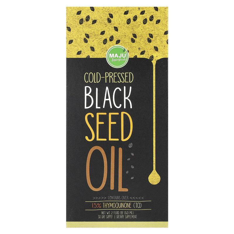 

Maju Superfoods, Масло черного тмина холодного отжима, 60 мл (2 жидк. унц.)