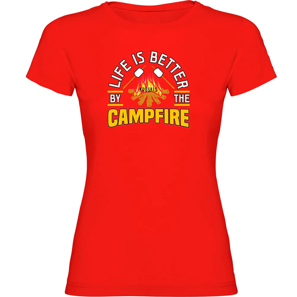 

Футболка с коротким рукавом Kruskis Better By The Campfire, красный