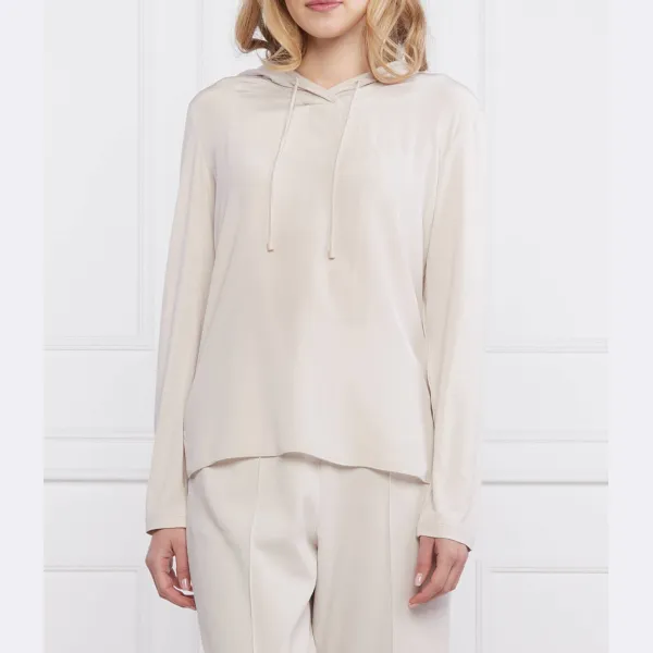 

Толстовка обычного кроя с добавлением шелка Max Mara, желтый