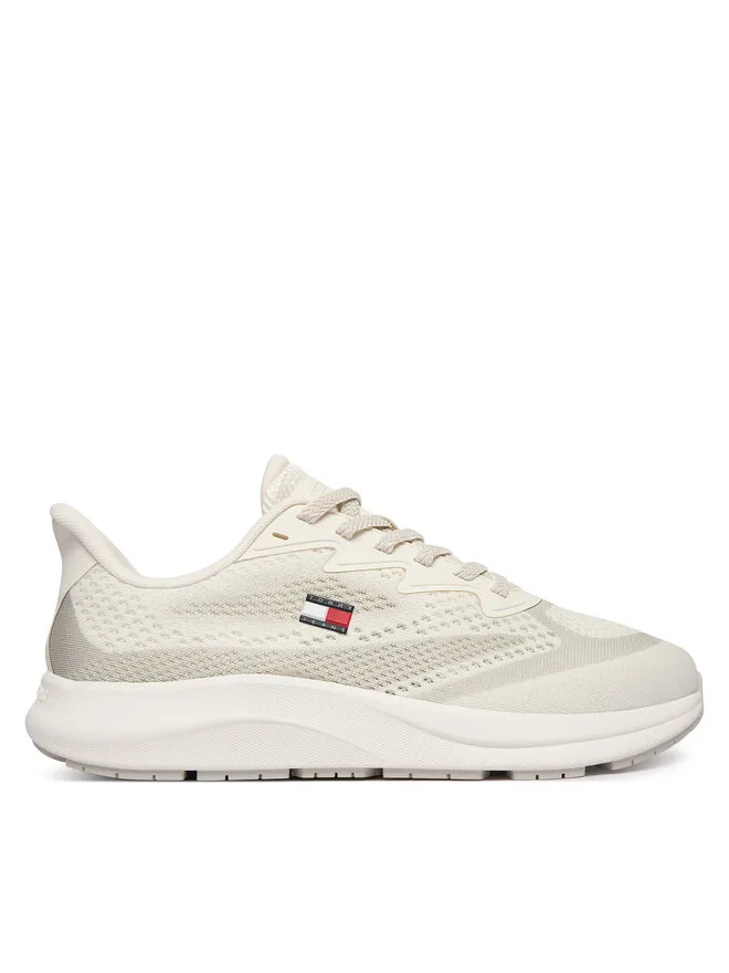 Tommy Jeans Вязаные кроссовки для бега EM0EM01713, цвет экрю