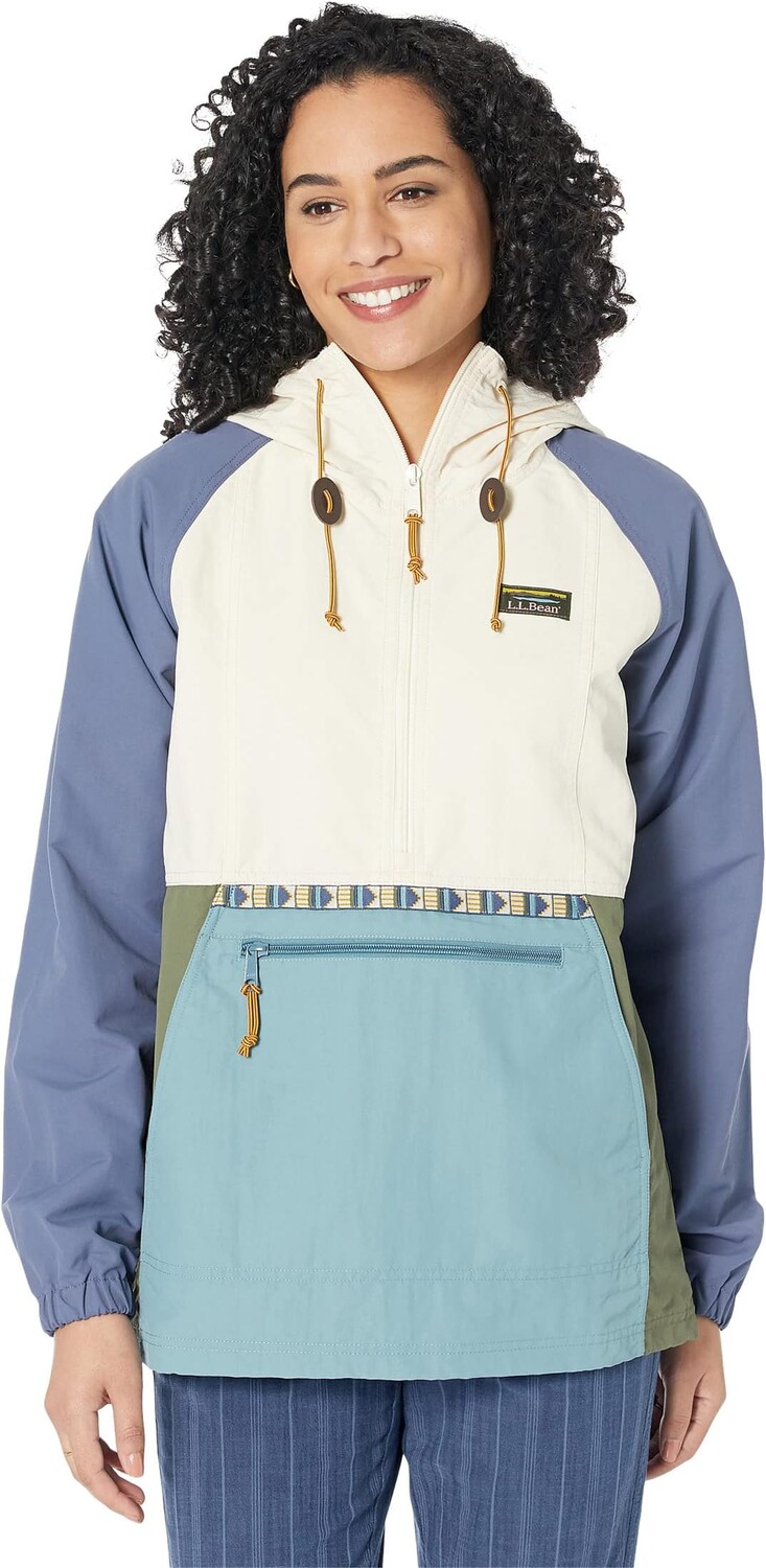 

Куртка Mountain Classic Anorak Multicolor L.L.Bean, цвет Natural/Mineral Blue