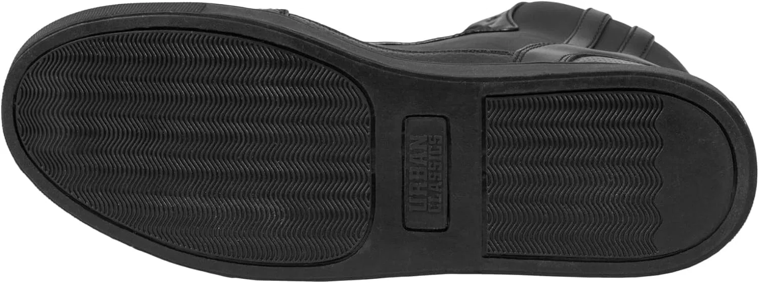 Унисекс высокие кроссовки Urban Classics на молнии для взрослых, Black — фото 4