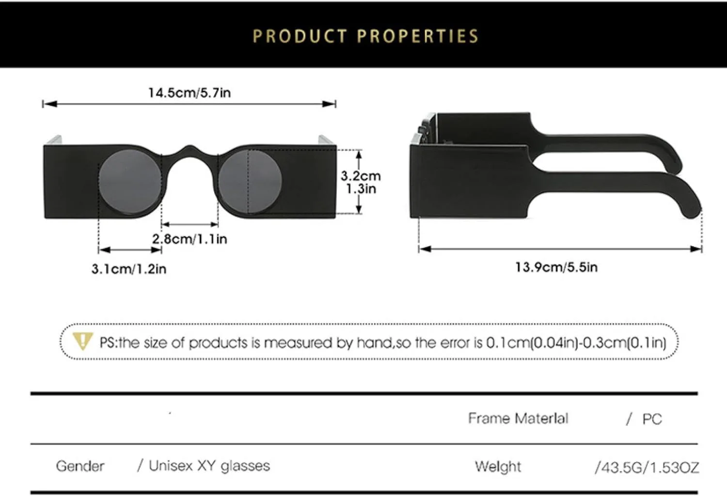 

Винтажные уникальные солнцезащитные очки для женщин и мужчин в стиле панк, роскошные, с маленькими круглыми линзами и широкими дужками TYUVIVO, Black Black