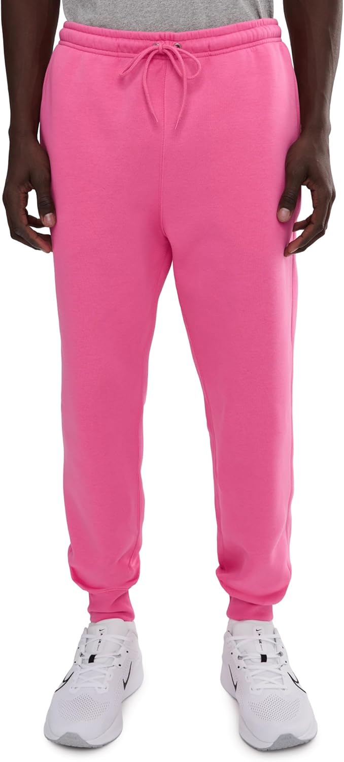 

Мужские флисовые брюки-джоггеры Nike Club, Pinksicle/Pinksicle/White