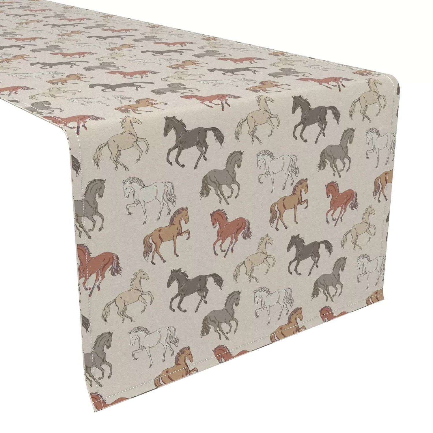 

Настольная дорожка, 100 % хлопок, 16x90 дюймов, Wild Horses