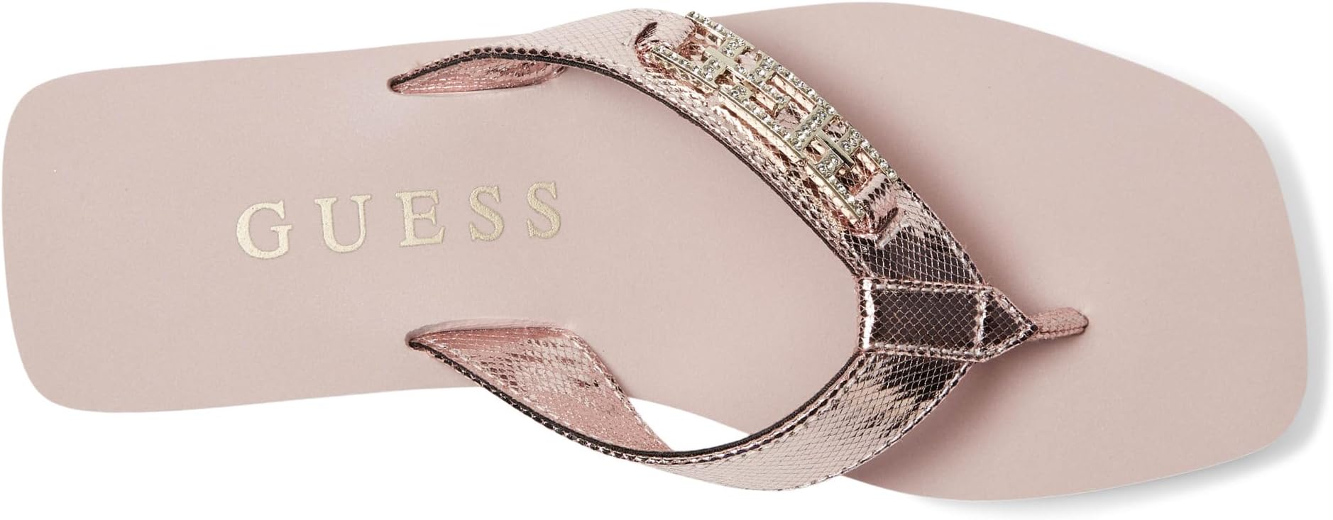Сандалии GUESS Elowen, цвет Light Pink — фото 2