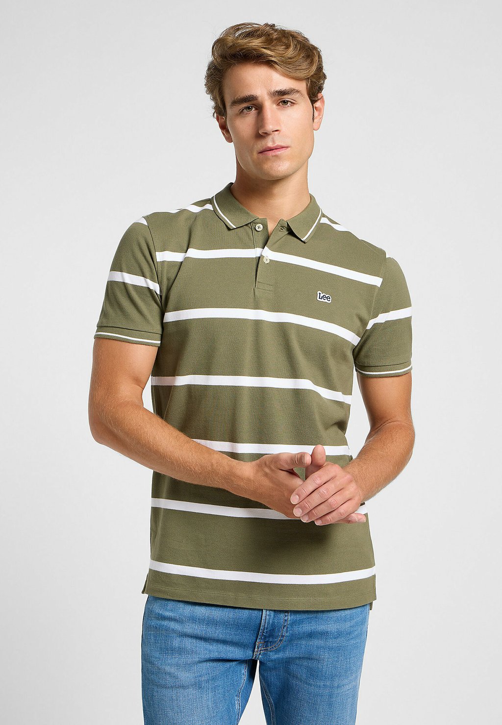 

Поло SHORT SLEEVE REGULAR FIT, зеленый