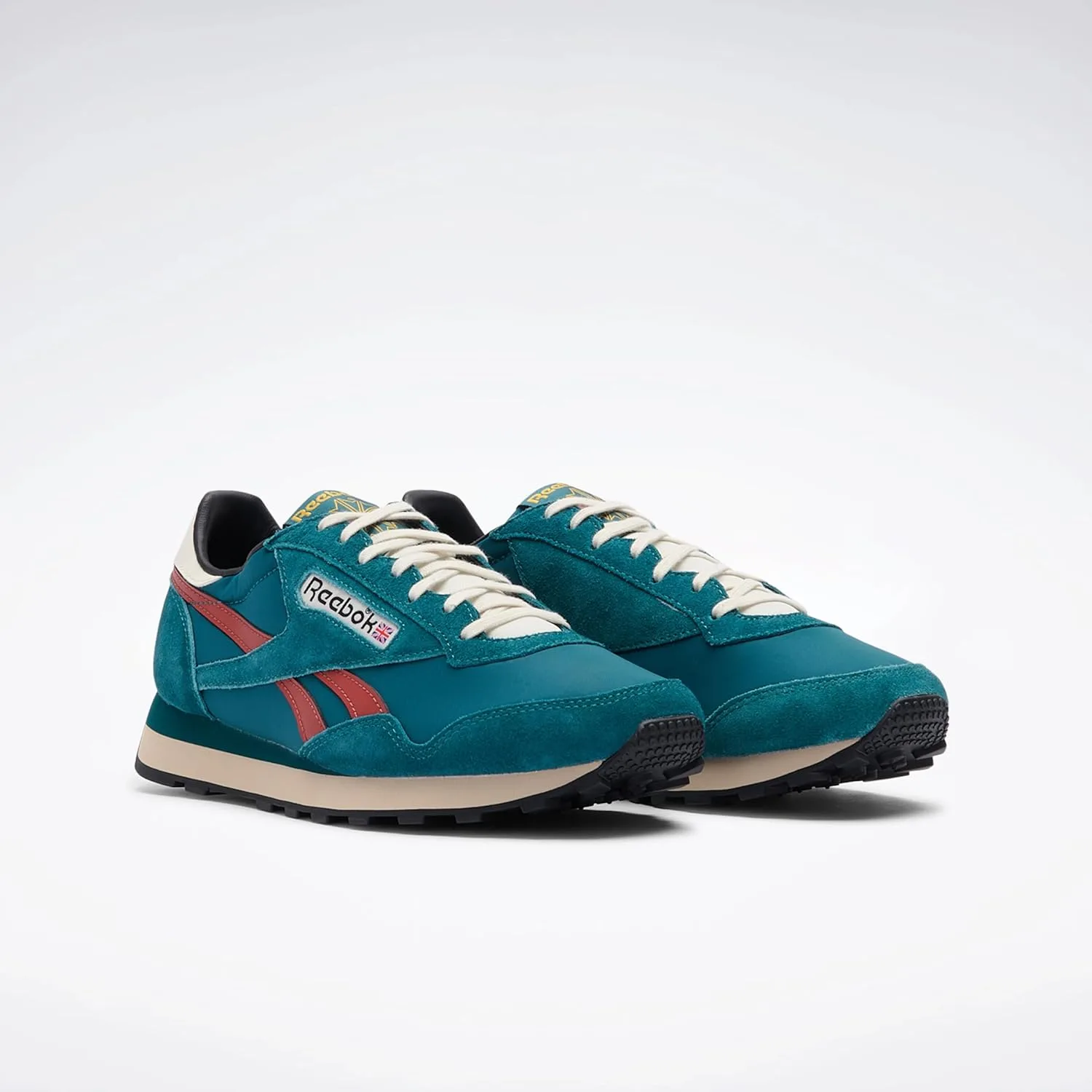 Кроссовки Reebok Aztec II унисекс, красный/бирюзовый — фото 3