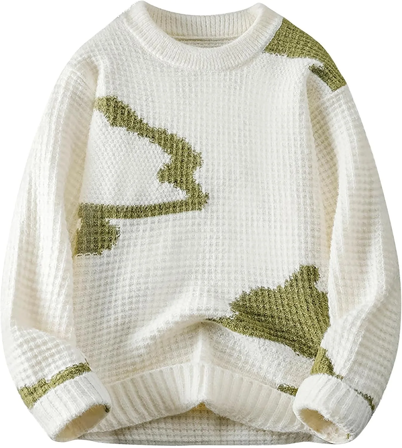 

Мужской свитер Cambkatl с принтом, уютный вязаный пуловер с длинными рукавами