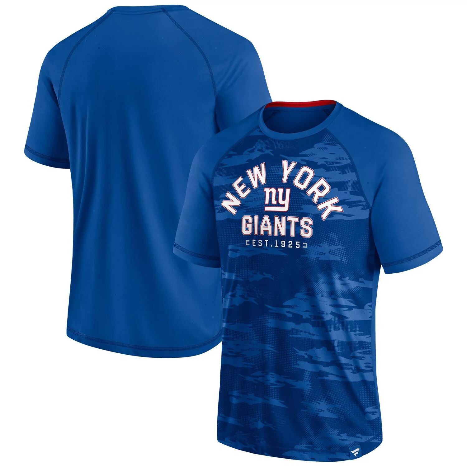 

Мужская футболка Fanatics с логотипом Royal New York Giants Hail Mary реглан