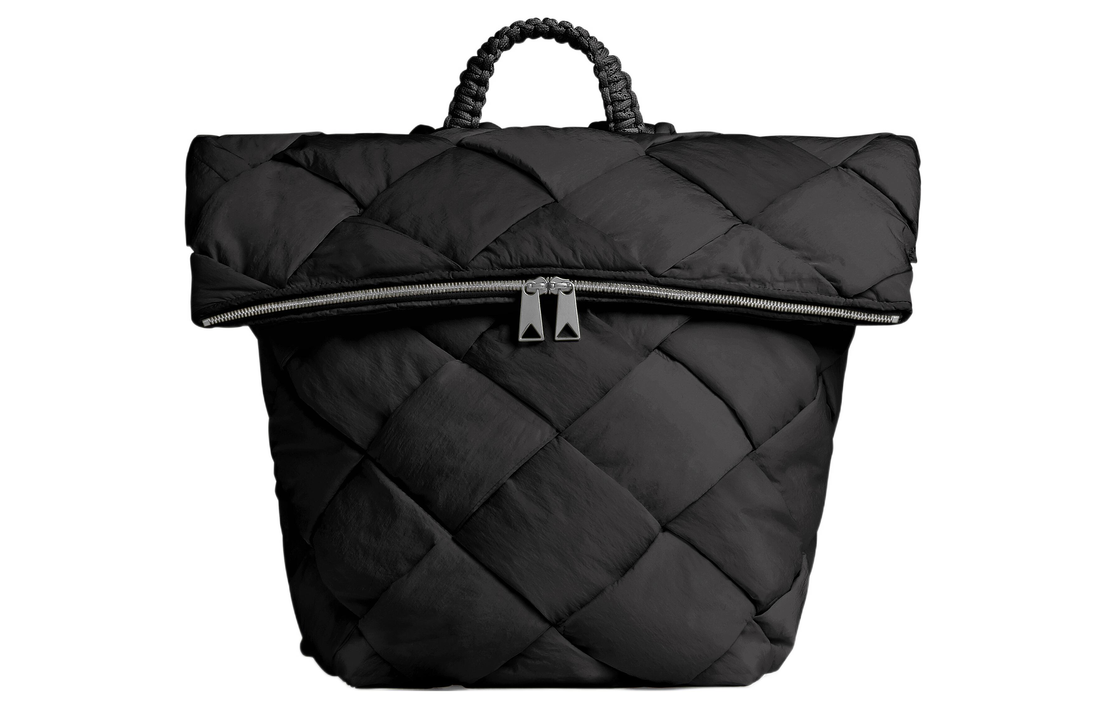 

CASSETTE Рюкзак из ткани Мужской Черный Bottega Veneta