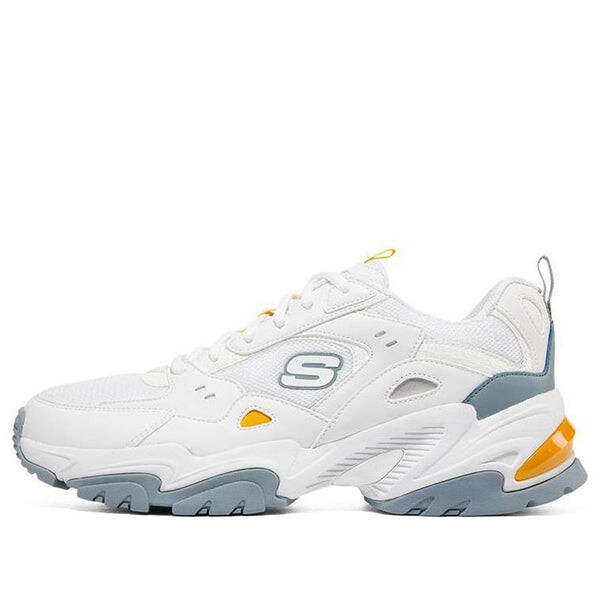 

Кроссовки stamina v2 'white blue' Skechers, белый