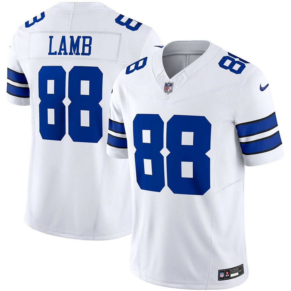 

Мужские кроссовки Nike CeeDee Lamb White Dallas Cowboys Vapor F. Ограниченный Джерси, цвет Cow White