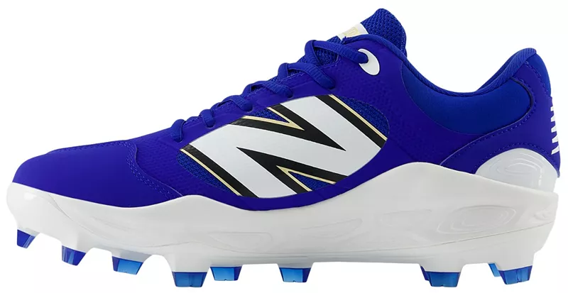 Мужские литые бейсбольные бутсы New Balance Fresh Foam X 3000 V7, цвет Royal/White — фото 3