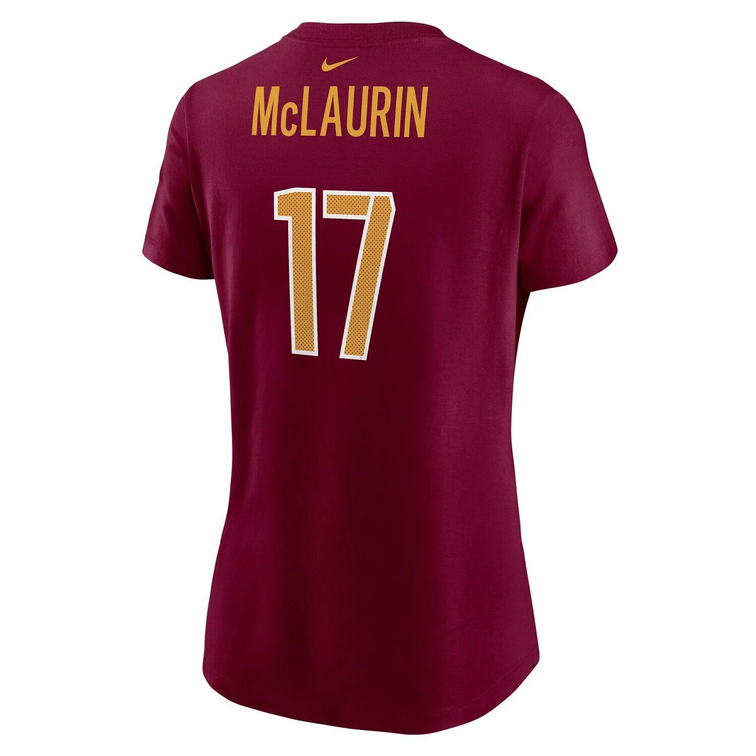 Женская футболка Nike Terry McLaurin Burgundy Washington Commanders с именем и номером игрока Nike — фото 3