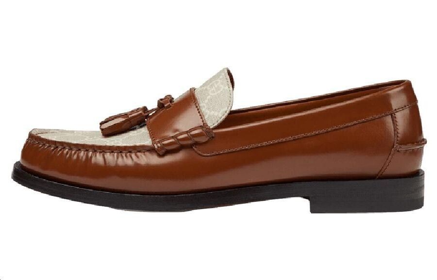 

Туфли Gucci мужские, коричневый / белый