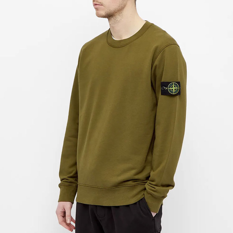 Свитшот Men's Olive Green STONE ISLAND — фото 4