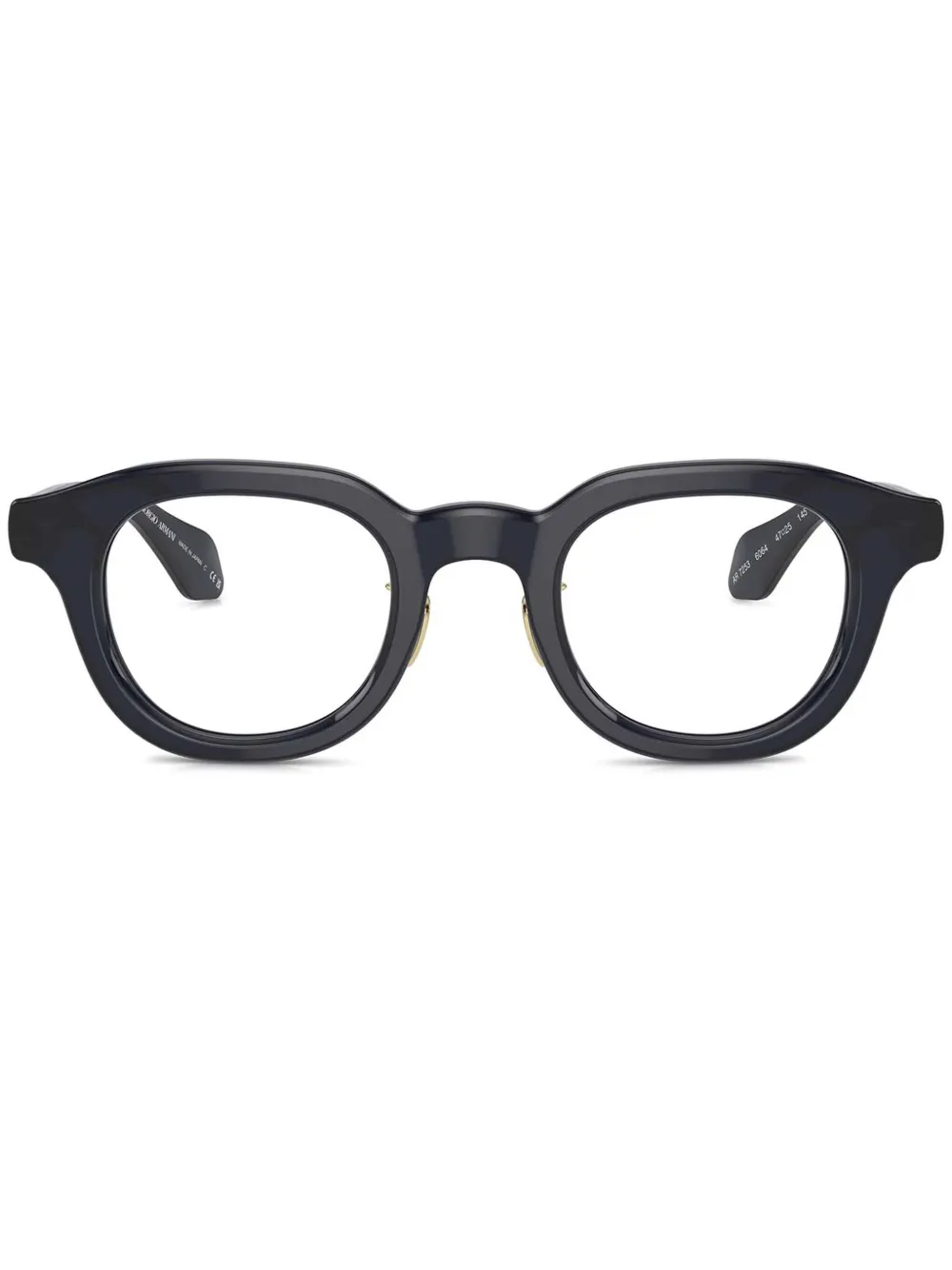 

Очки в круглой оправе Giorgio Armani, синий