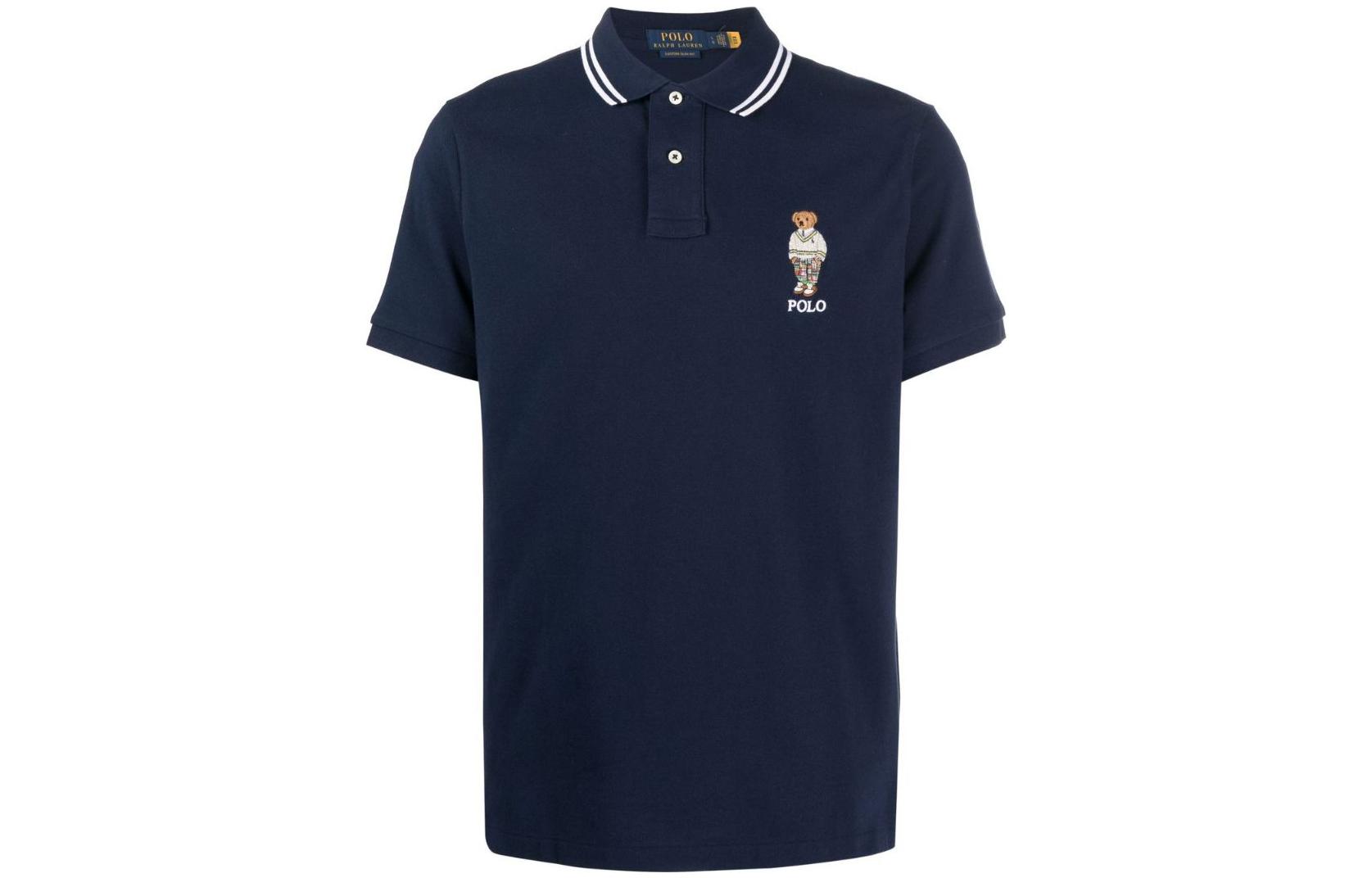 Polo Ralph Lauren Поло мужское морской синий — фото 3