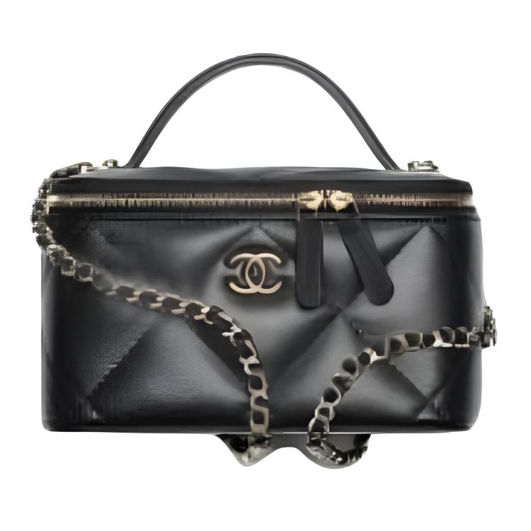 

CHANEL Женская сумка из телячьей кожи черная