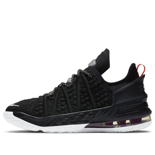

Кроссовки lebron 18 'black university red' Nike, черный