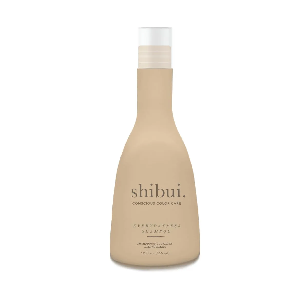 Шампунь SHIBUI Everydayness, мягкое средство для ежедневного очищения с розовой водой и саке, подходит для тонких и средних волос, безопасен для окрашенных волос и не содержит силиконов. 355 мл (.)