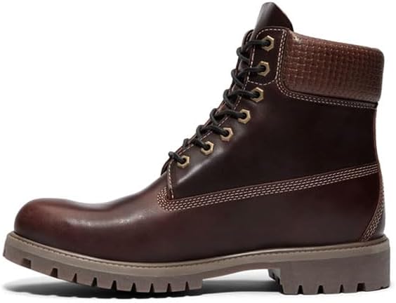 Timberland мужские премиальные 6-дюймовые шнурованные водонепроницаемые ботинки, коричневые, 7 Wide — фото 2