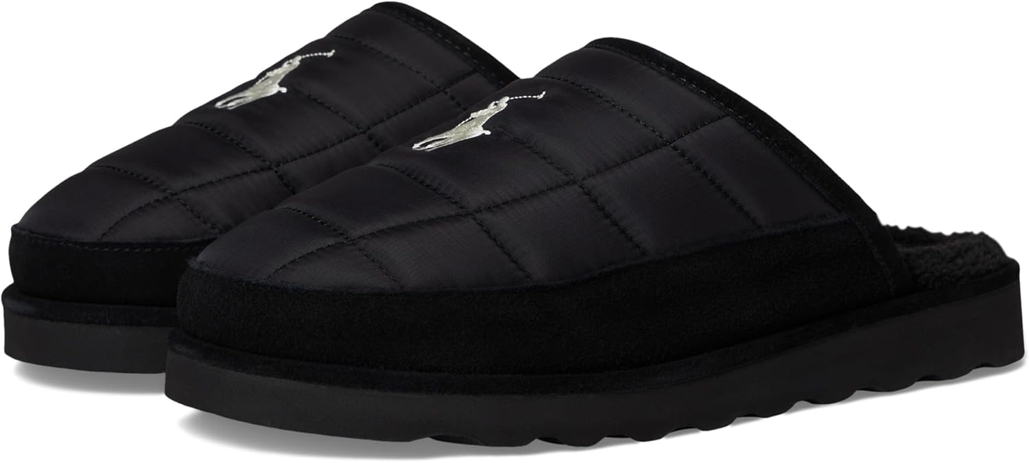 

Мужские тапочки POLO RALPH LAUREN Reade Scuff II, белый/черный