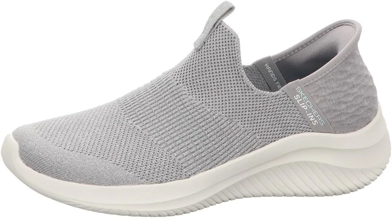 Мужские кроссовки Skechers Gowalk Arch Fit, спортивные слипоны, повседневные лоферы для походов, беговые кроссовки, светло-серый — фото 2