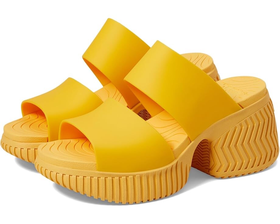 

Туфли SOREL ONA Streetworks Slide Heel, цвет Yellow Ray/Sea Salt