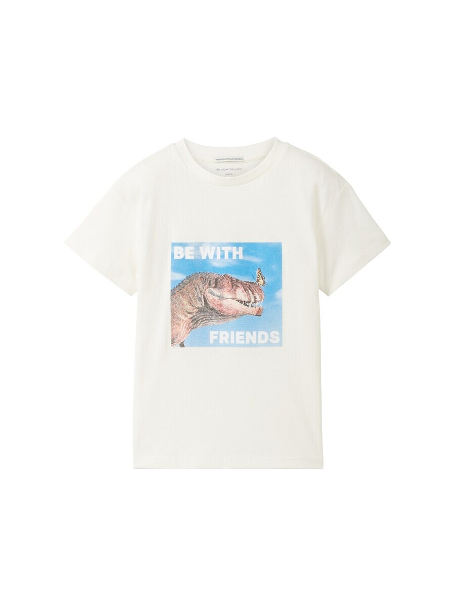 

Футболка Tom Tailor, цвет Off White/Wool White