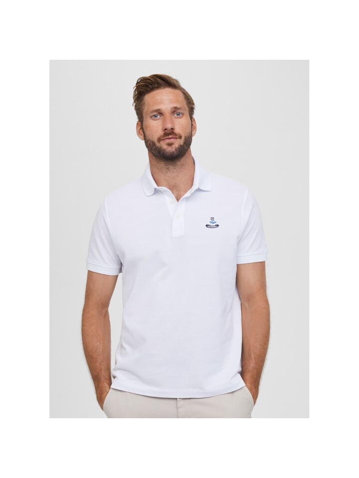 

Поло Faconnable Polo, белый