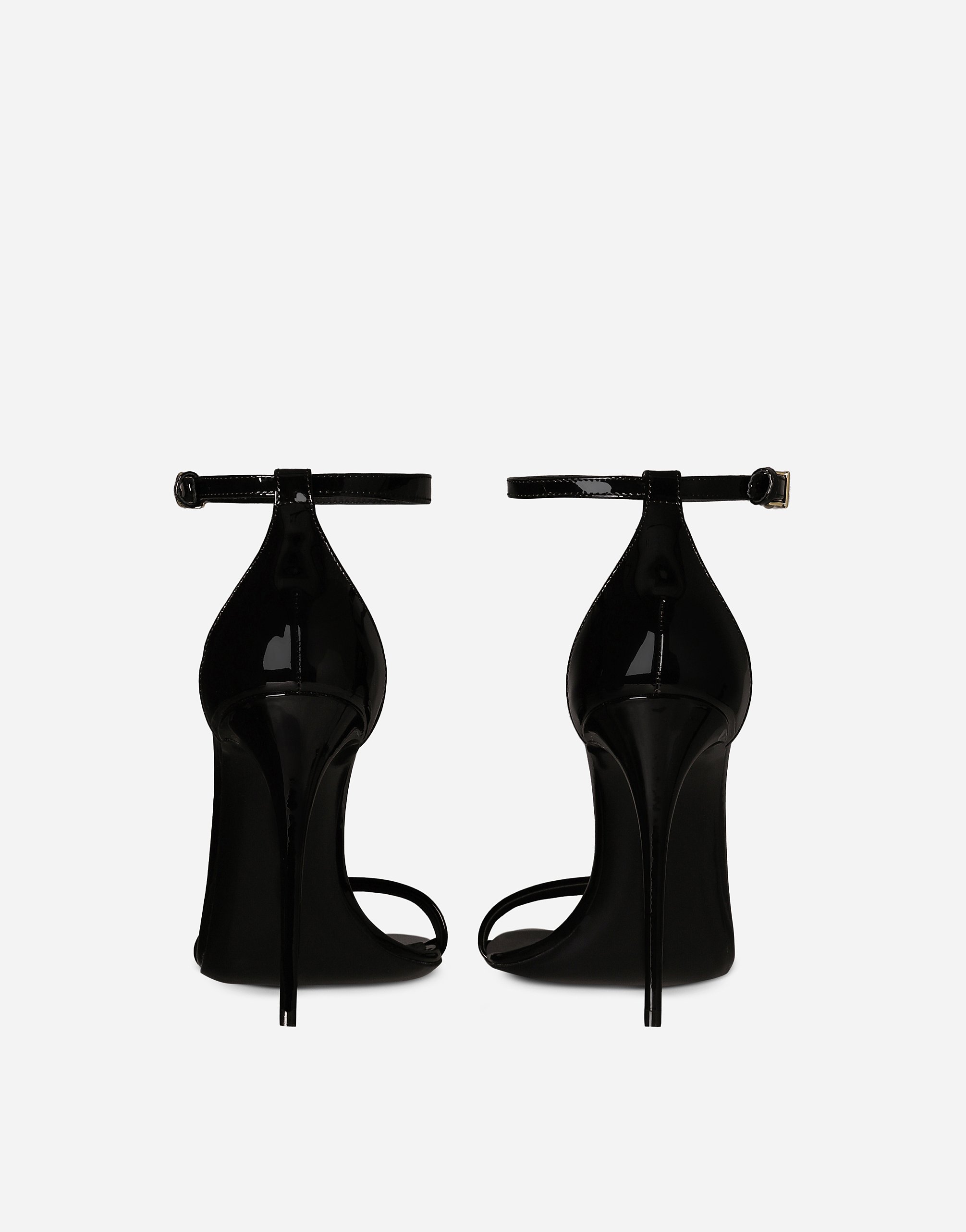 Босоножки из лакированной кожи Dolce & Gabbana, мультиколор — фото 3