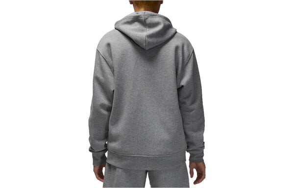 Толстовка Nike Solid Color Brand Zipper Hooded Long Sleeves Hoodie Men's Grey, серый — фото 2
