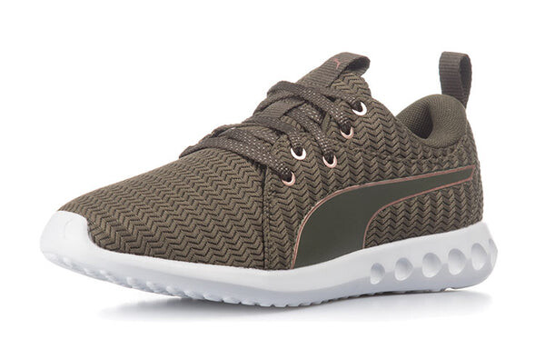 Кроссовки carson 2 low-tops sport shoes army-green Puma, зеленый — фото 3