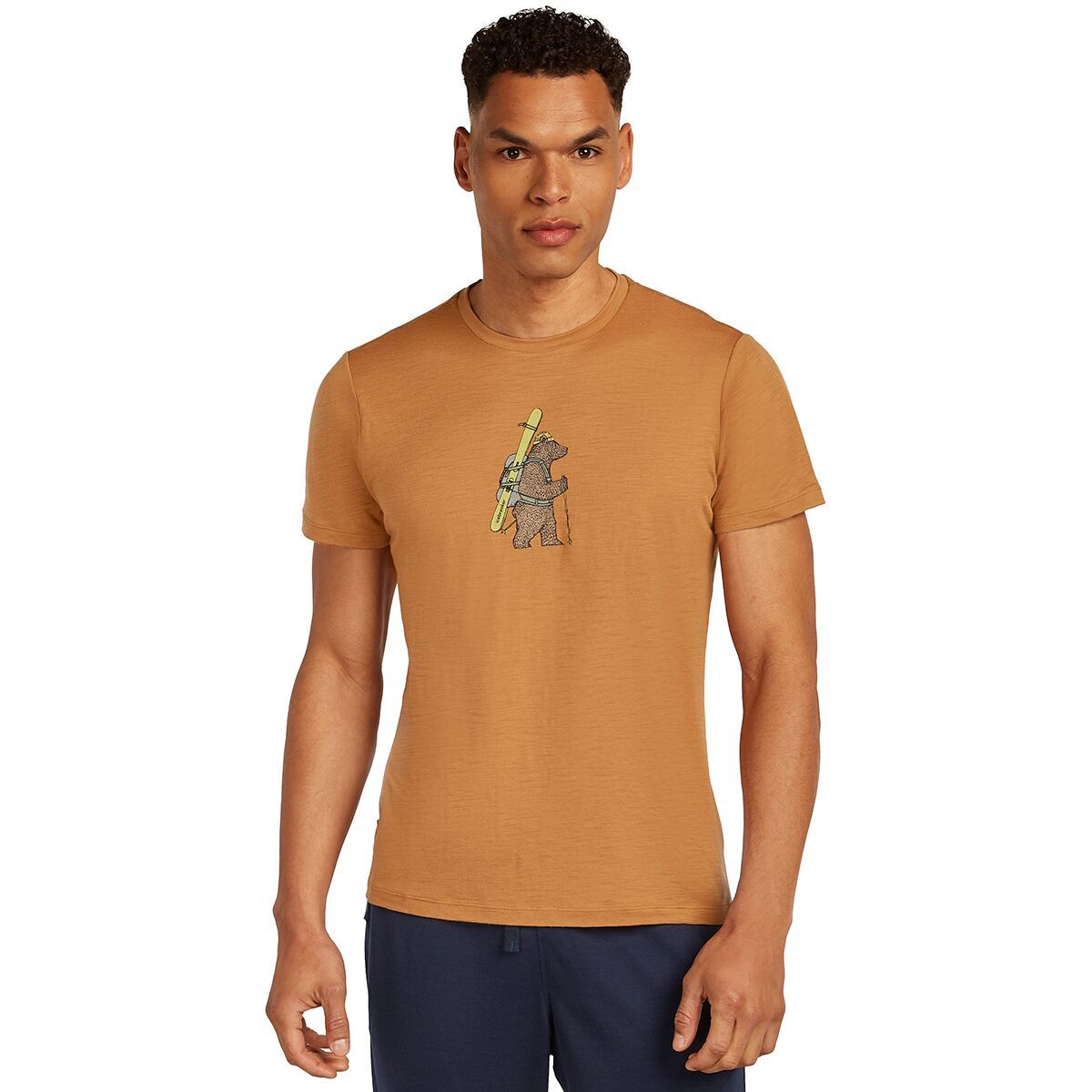 

Футболка Merino 150 Tech Lite Bear Tour Icebreaker, цвет trail