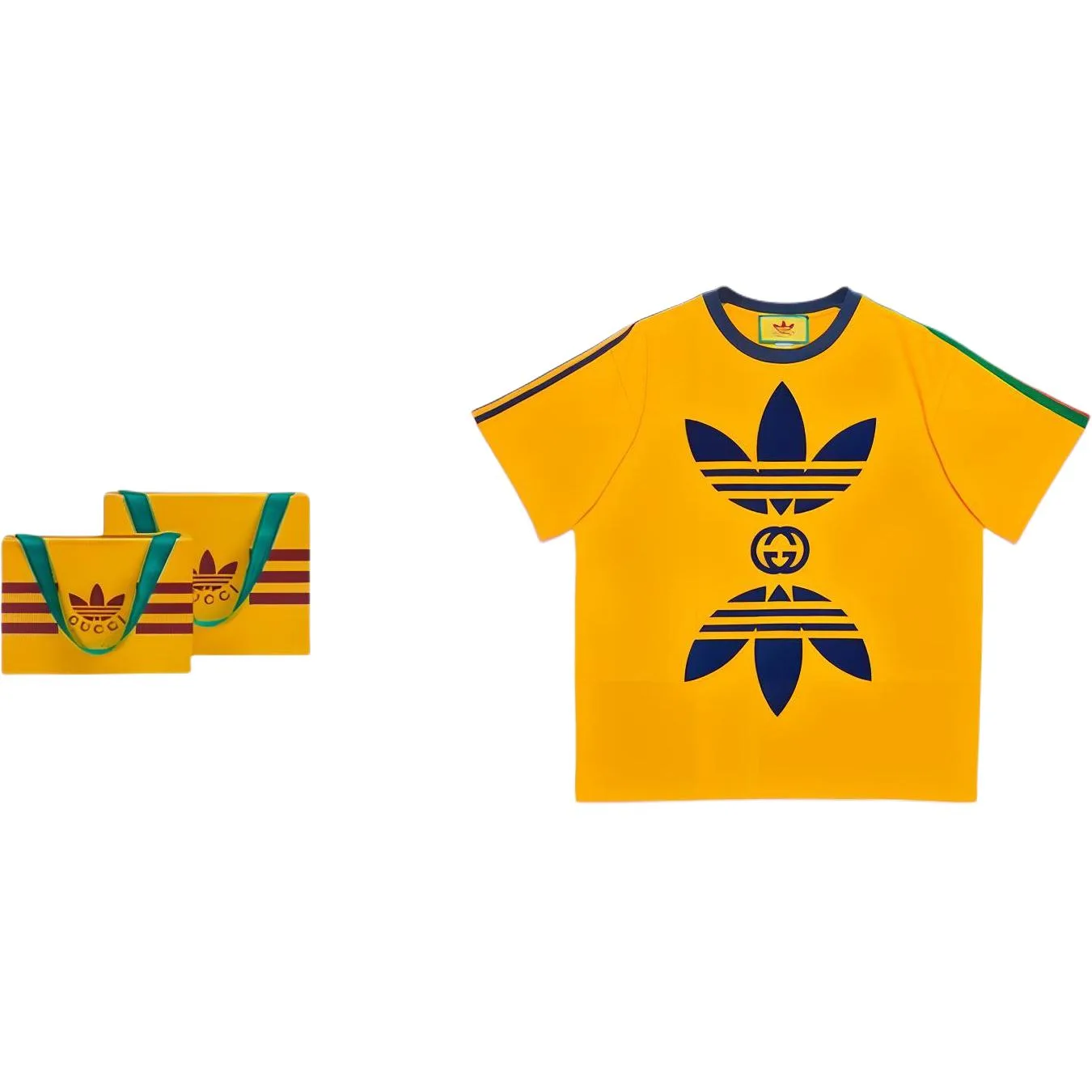 Футболка Adidas Originals Cotton Jersey, SS22, желтый