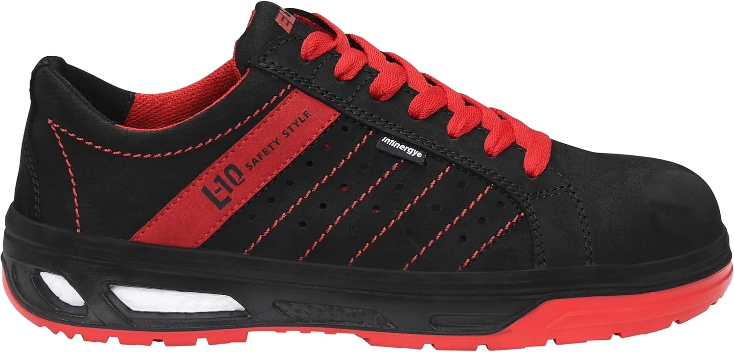 Защитные ботинки ELTEN Breezer XX10 Low ESD S1, для мужчин и женщин, кожаные, со стальным защитным носком, легкие, спортивные, Black — фото 2