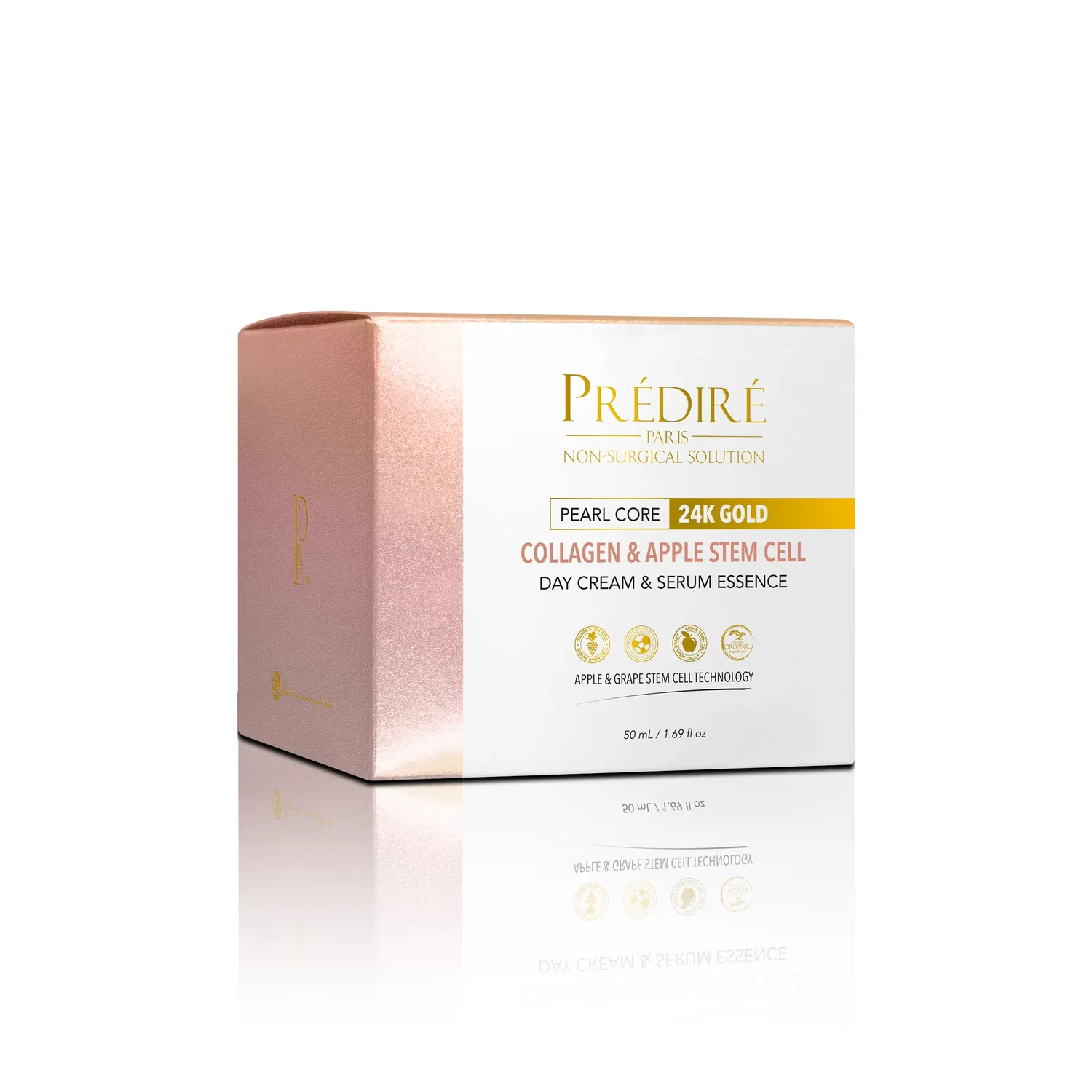Эссенция Predire Paris — Дневной и Pearl Core с -каратным золотом, коллагеном и стволовыми клетками яблока — фото 3