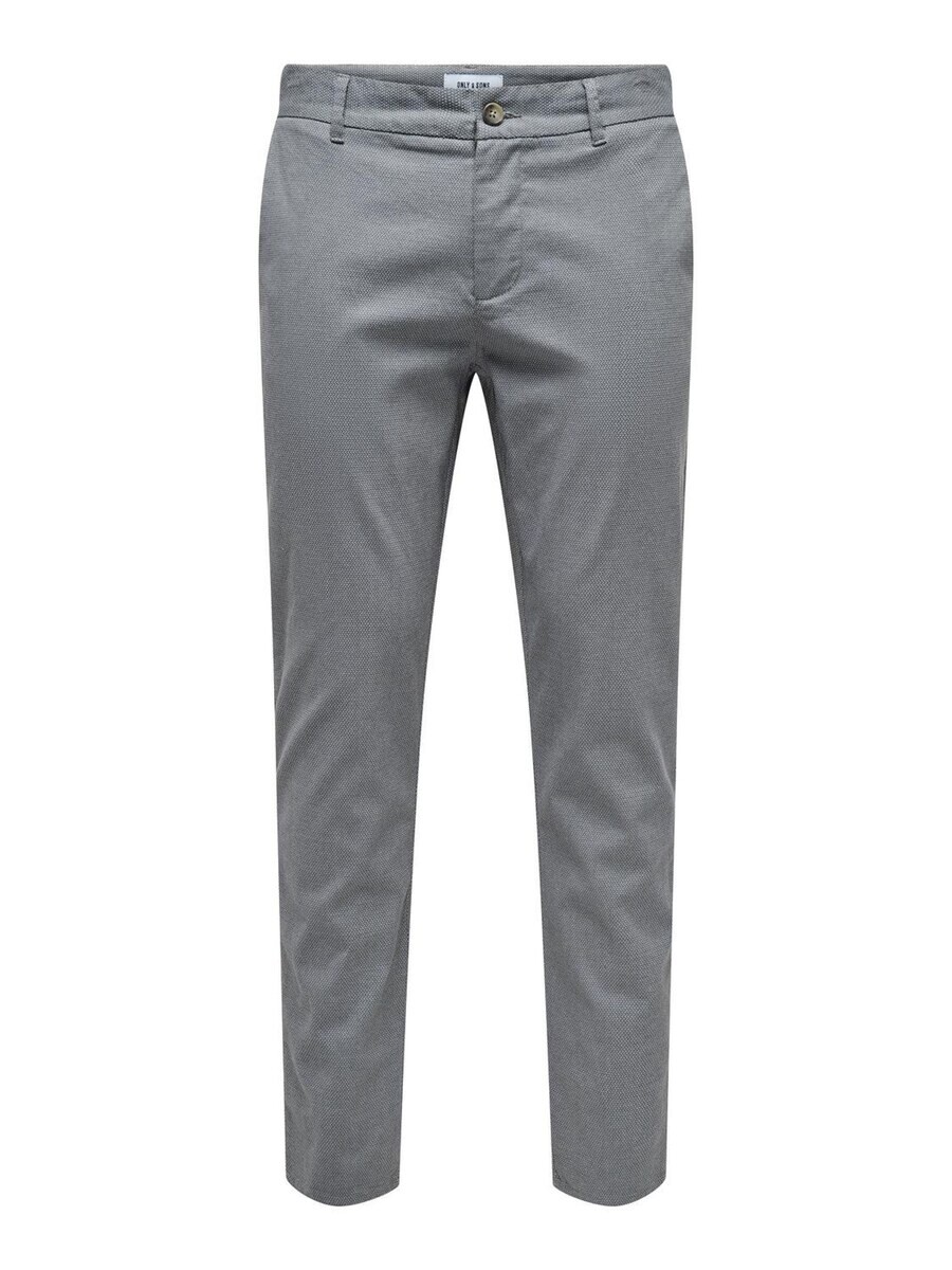 

Брюки чинос Only & Sons Slim fit Chino Pants ONSMark Pete, серый