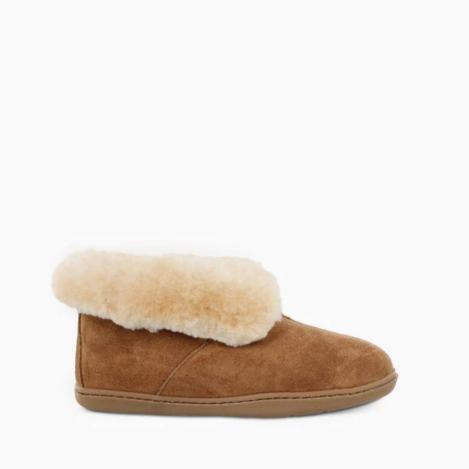 

Мужские ботинки из овчины в цвете загар Minnetonka, Tan
