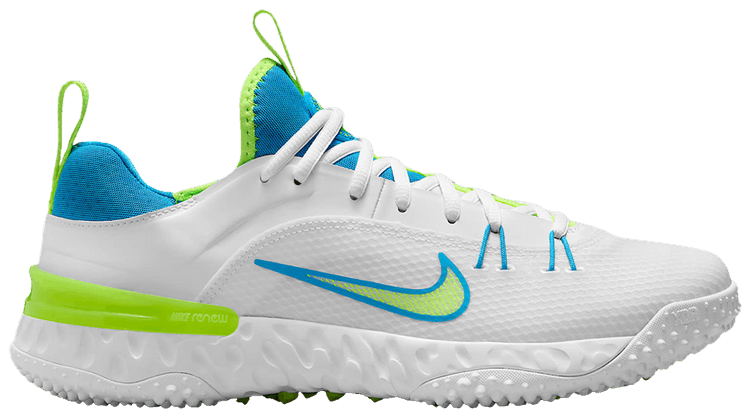 

Кроссовки Nike Huarache 9 Elite TF LAX SE 'White Volt Vivid Blue', белый