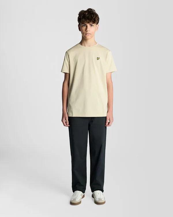 Базовая футболка унисекс Lyle & Scott, Beige — фото 2