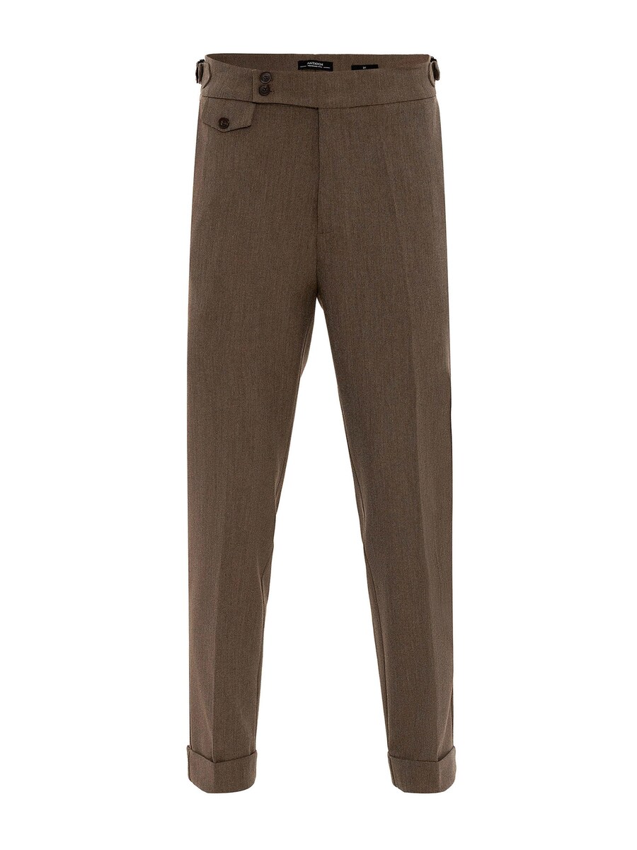 

Брюки Antioch Slim fit Pleat-Front Pants, цвет Mocha