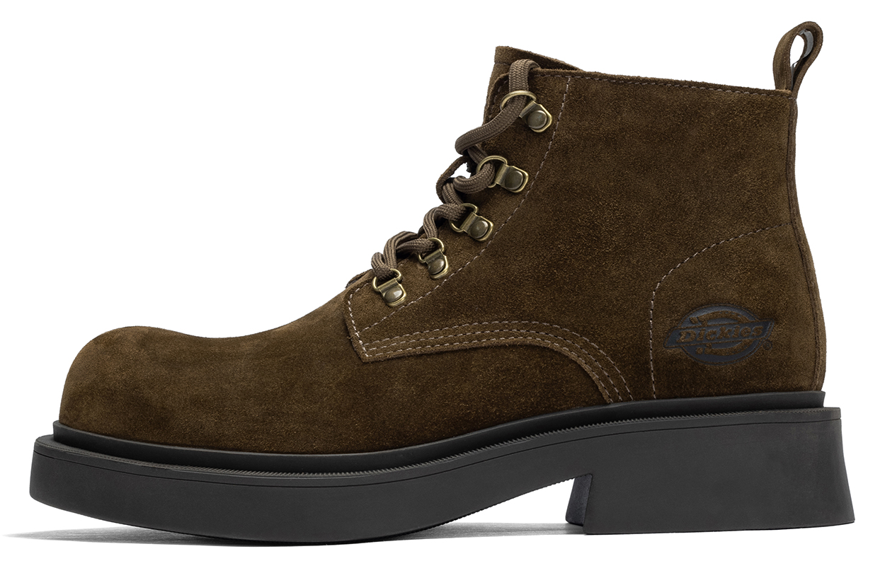 

Короткие мужские ботинки Martin до середины голени, темно-кофейные Dickies, Dark Coffee
