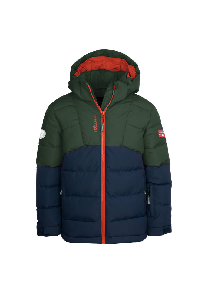 

Зимняя куртка Trollkids Gryllefjord, цвет forest green