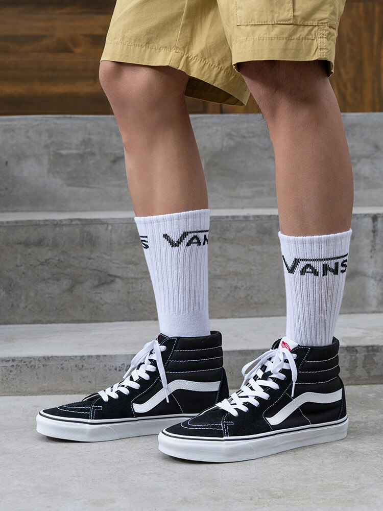 Кеды классические Vans SK8-Hi, черный — фото 4