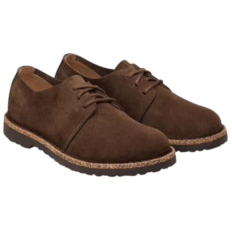 Uppsala Suede Low top Casual Shoes Unisex Coffee Narrow Birkenstock, коричневый — фото 4